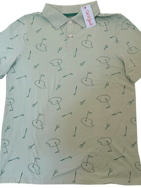 Cat & Jack Golf Polo Shirt Boys XL 14 Husky NWT